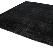 Tapis oriental surteint noué à la main 290 cm x 391 cm tapis en laine noire