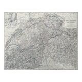 Antique Map Switzerland c1869 Keith Johnston Royal Atlas Hand coloured map