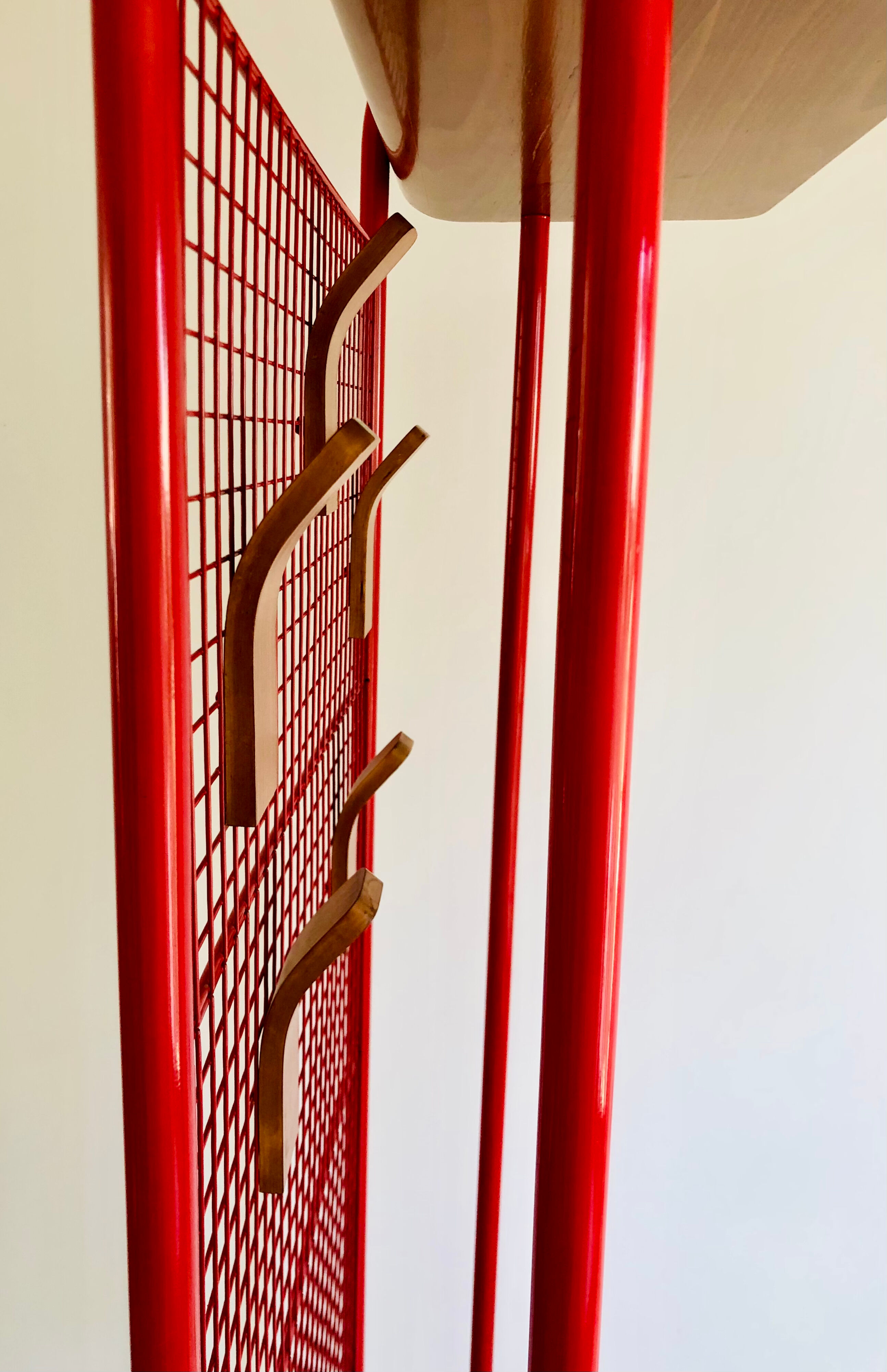Coat rack grid on foot, Italy 80s