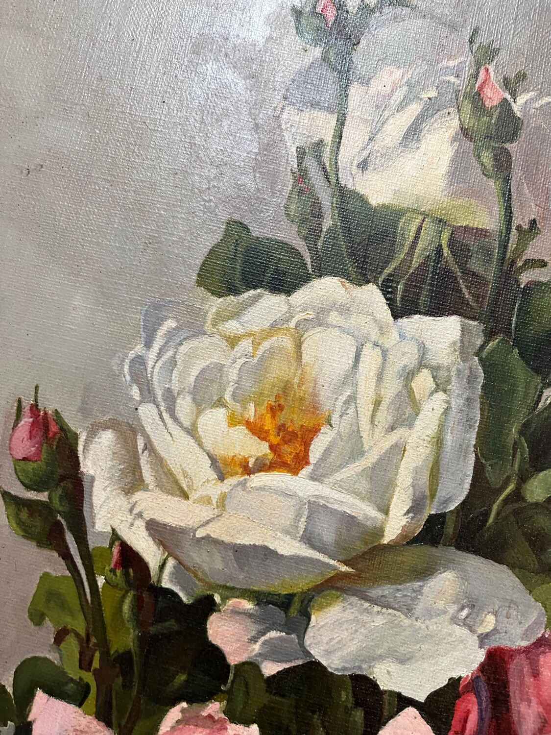 Oil on canvas “The Roses”