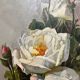 Huile sur toile « les roses »