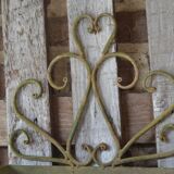 Patinated iron wall planter