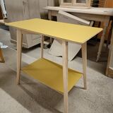 Vintage side table with compass legs