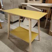 Vintage side table with tapered legs