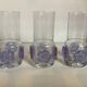Trio de vases czech sklo union Crystal glass
