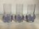 Trio de vases czech sklo union Crystal glass