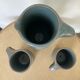 Service sandstone blue pitcher cups
