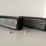 Pair of vintage beaded glass sconces 70