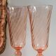 2 Rosaline Luminarc flutes