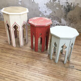 Moroccan stools, set of 3