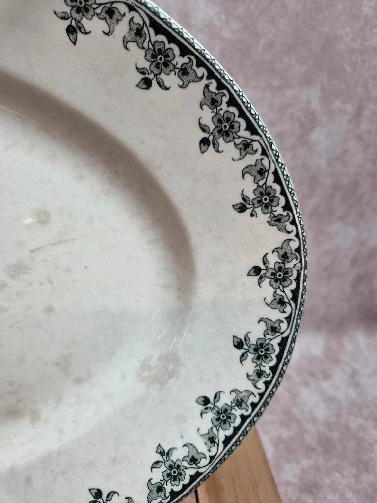 Large oval dish Terre de fer Hippolyte Boulenger H.b & Cie Gagny