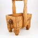 Indian wooden elephant pot cache 40s