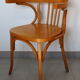 Baumann light beech armchair