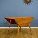 Mid Century Retro Elm and Beech Circular Dining Table by Ercol  1970s