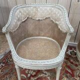Salon de style Louis XVI en cannage 1900
