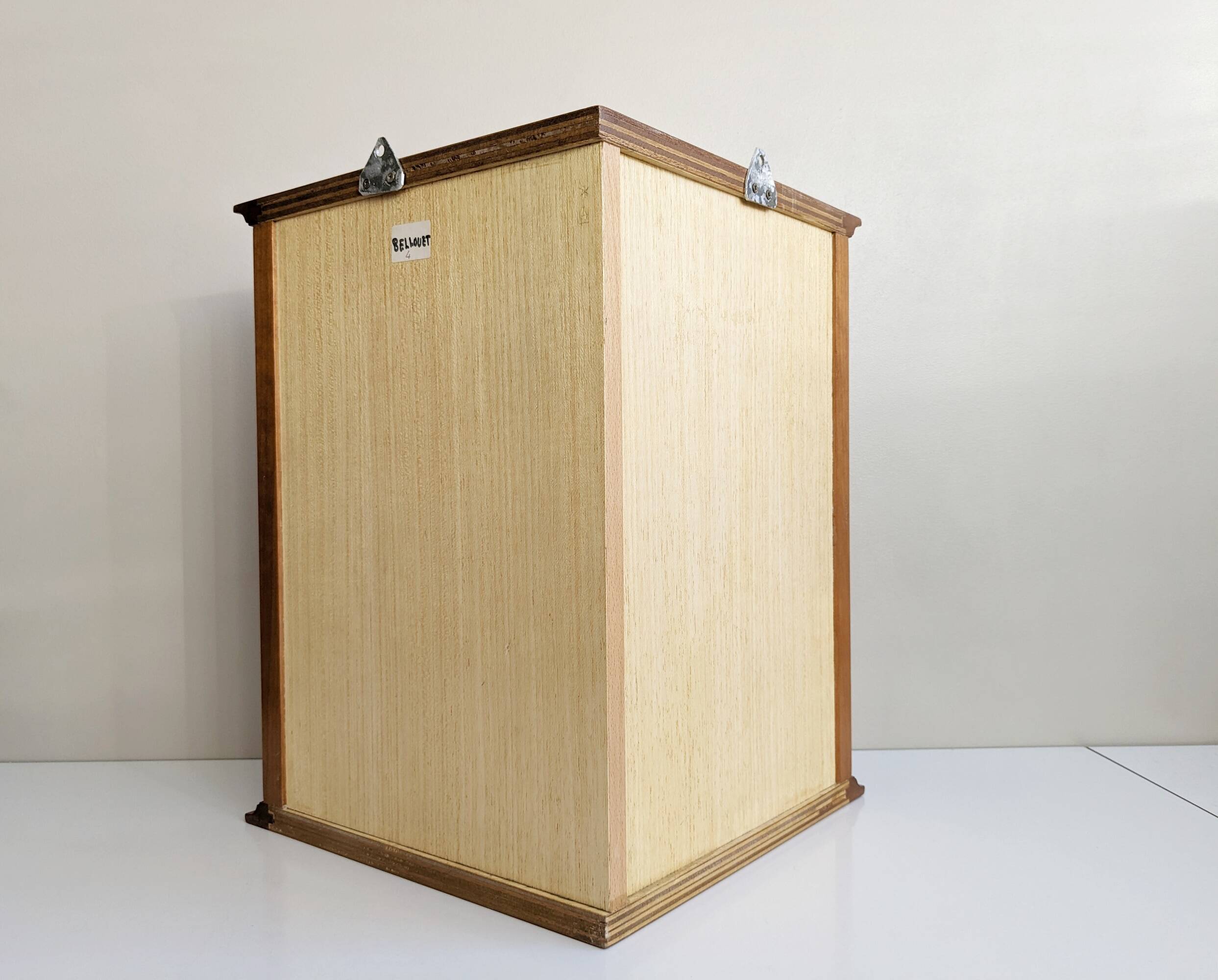 Wall cabinet with inlays, corner cabinet