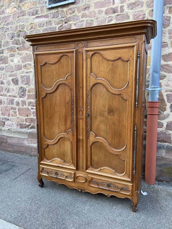 Armoire de mariage lorraine L XV Chêne