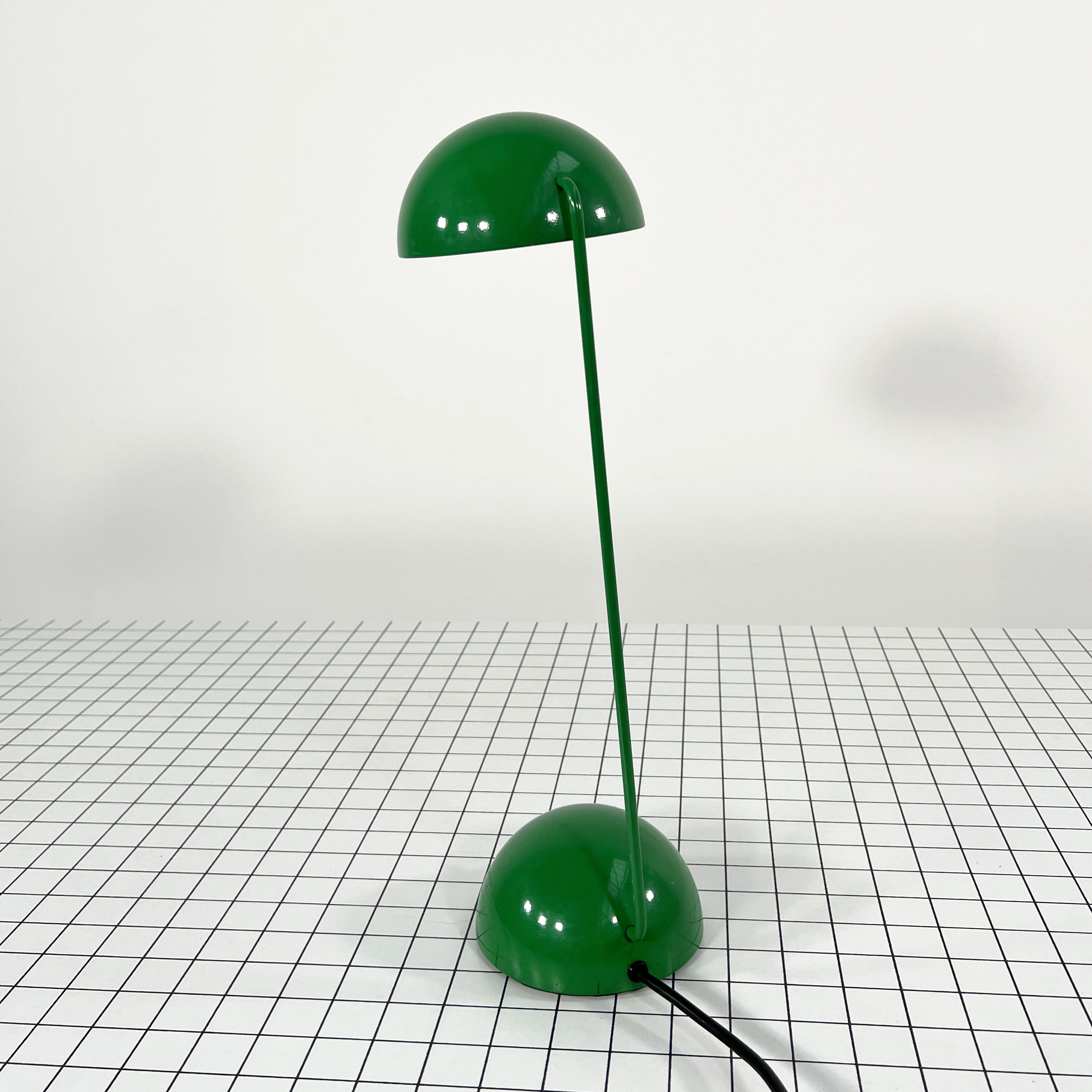 Green "bikini" table lamp by R. Barbieri & G. Marianelli for Tronconi, 1970