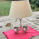 Lampe serviteur huile vinaigre argent