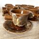 Fat lava ceramic coffee mugs from the 70s