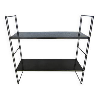 Etagère murale string en métal, années 50 60
