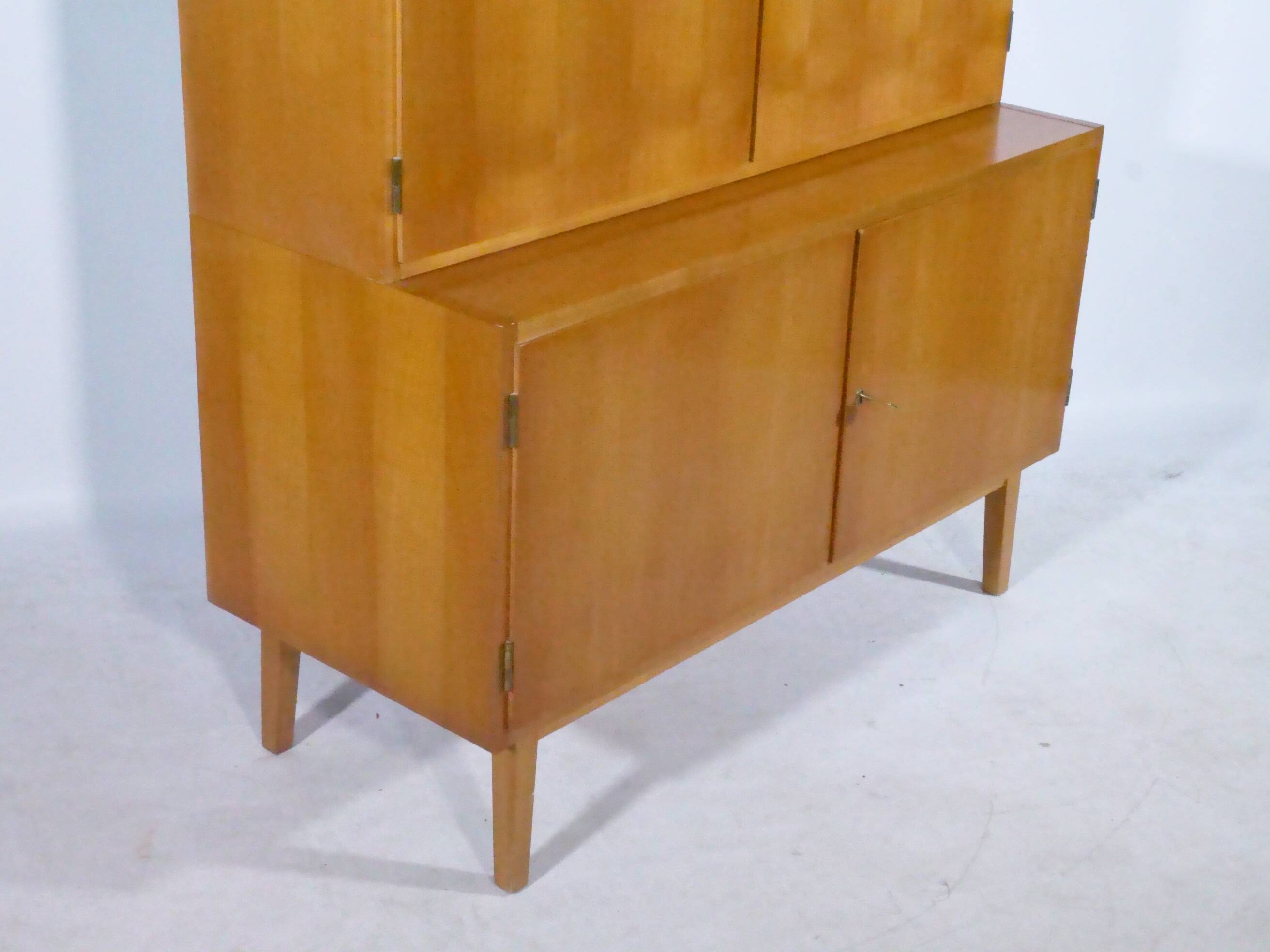 Buffet design Mid-Century en merisier, commode vintage, 1960