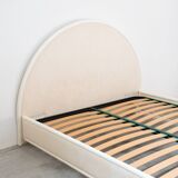 Bamboo double bed frame, 1980s