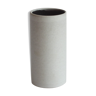 White ceramic cylinder vase, West Germany 1960s.