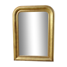 Miroir Louis Philippe doré à la feuille, XIXème, 68 x 91 cm