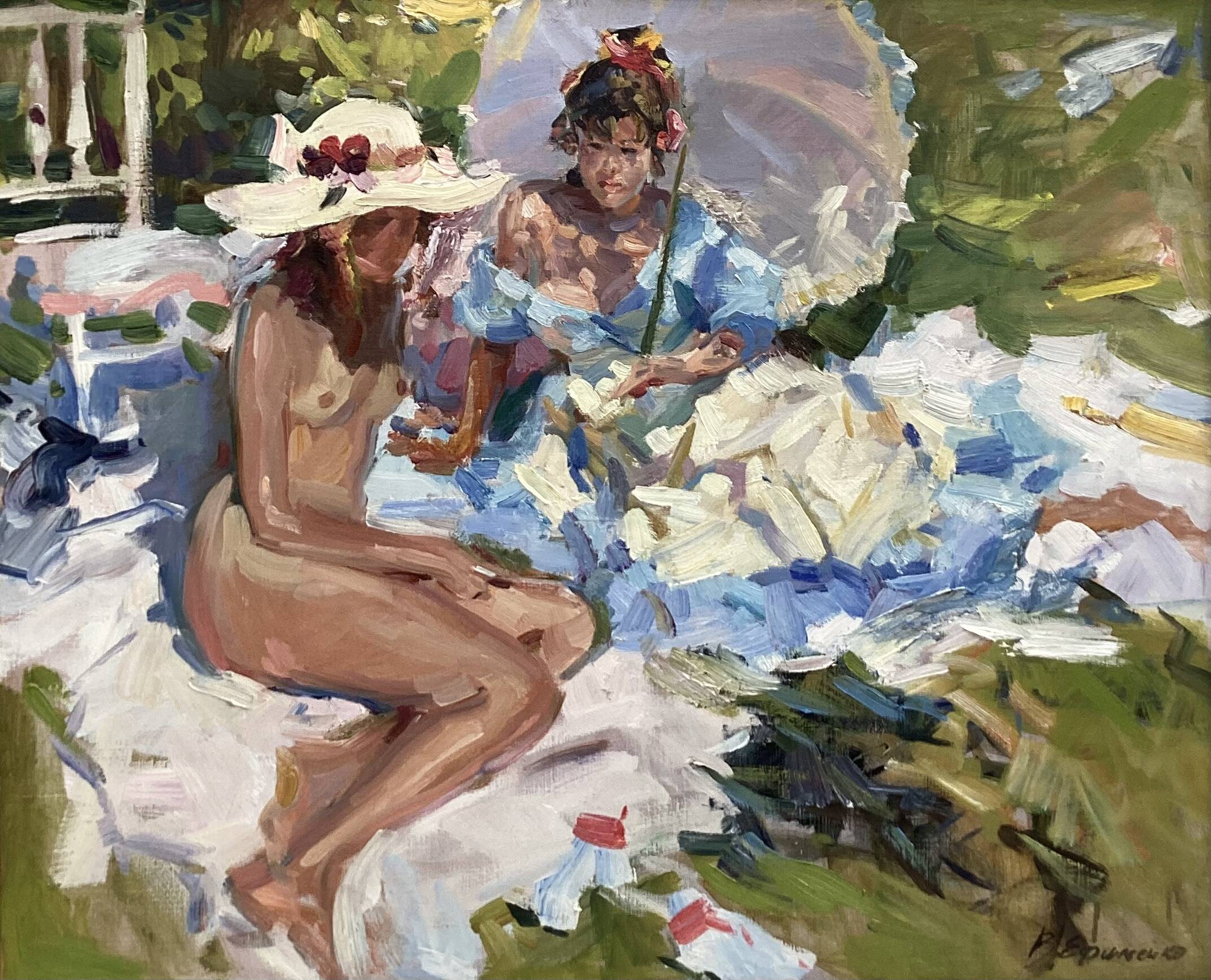 Oil painting on canvas, dimensions: height - 69 cm - width - 82 cm