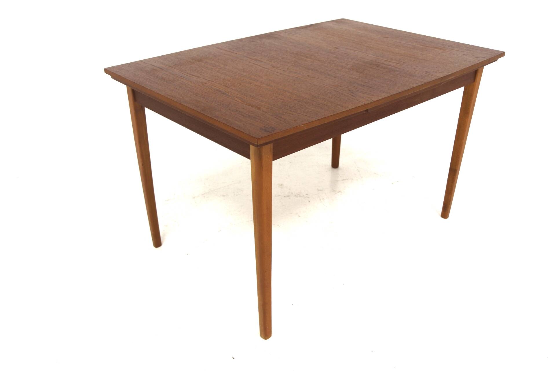 Teak “portfolio” dining room table, Sweden, 1960s