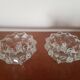 Lot de 2 bougeoirs en verre