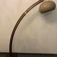 Adjustable and steerable wooden arch lamp lamp 1970