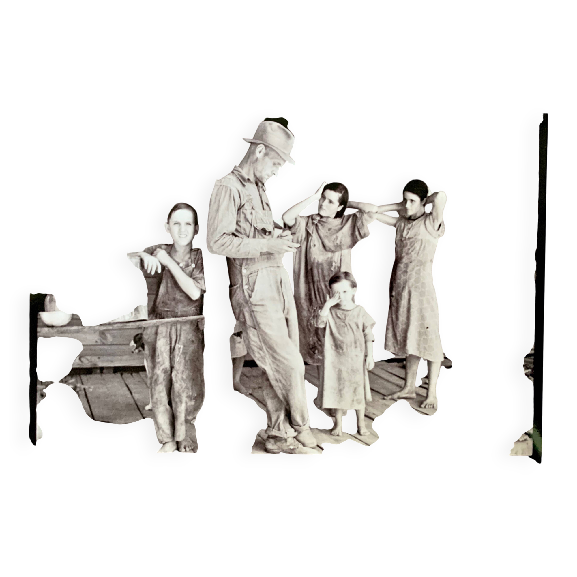 📸 Fine Art Photograph by Walker Evans – Sharecropper Children, Alabama (1936)