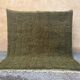 Handmade traditional pure wool rug in green, size 150 x 250 cm.