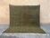 Handmade traditional pure wool rug in green, size 150 x 250 cm.