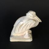 Roger Guerin - Stylised Pelican - Art Deco sculpture in sandstone (from Bouffioulx)