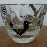 Cut glass cut decoration birds