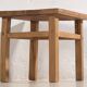 Antique square coffee table (c.1900) #6