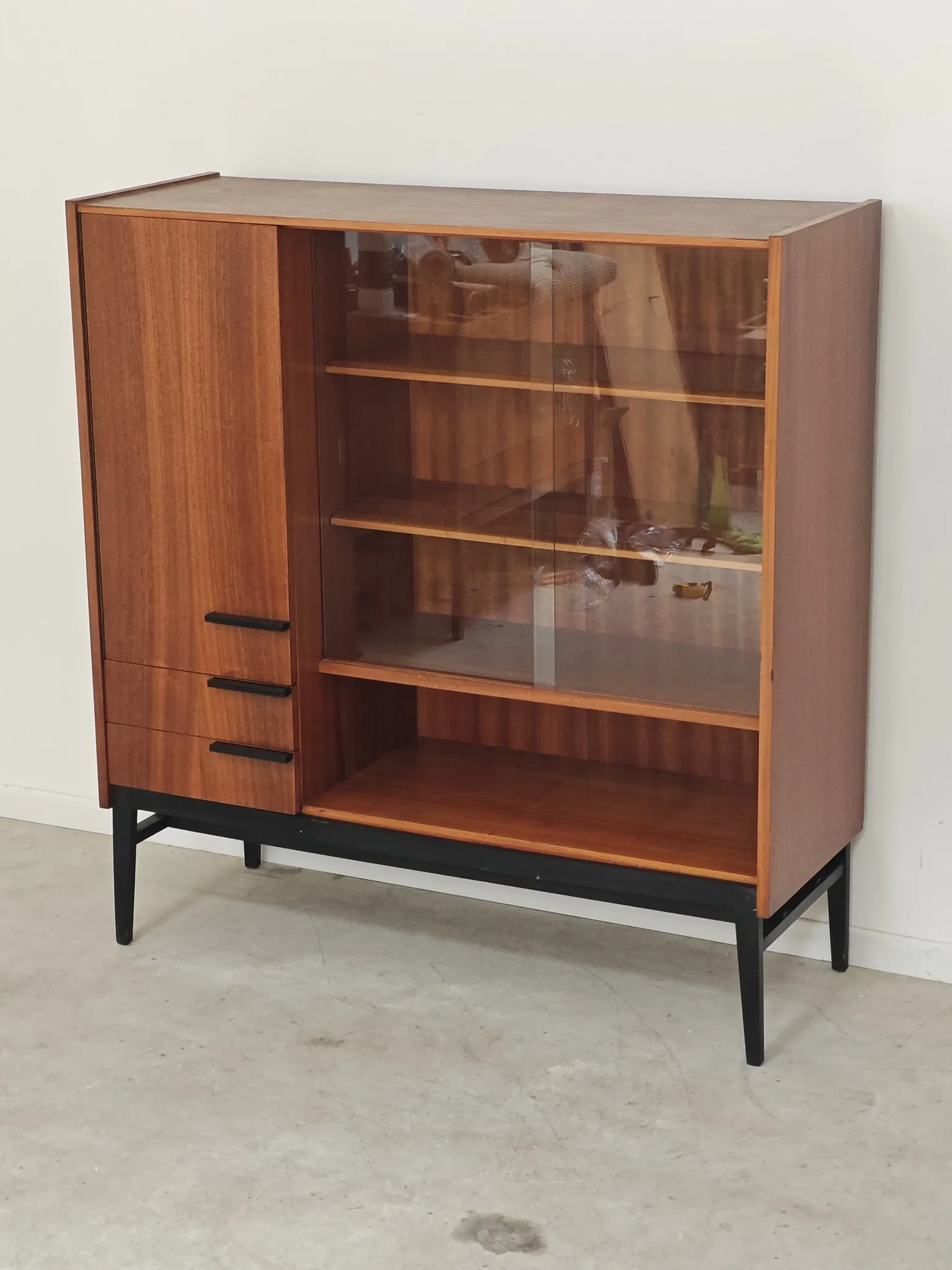 Wooden sideboard by Frantisek Mezulanik for Up Zavody 60