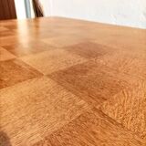 Dining table with tapered legs