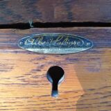 Minister's desk 1930 parquet oak