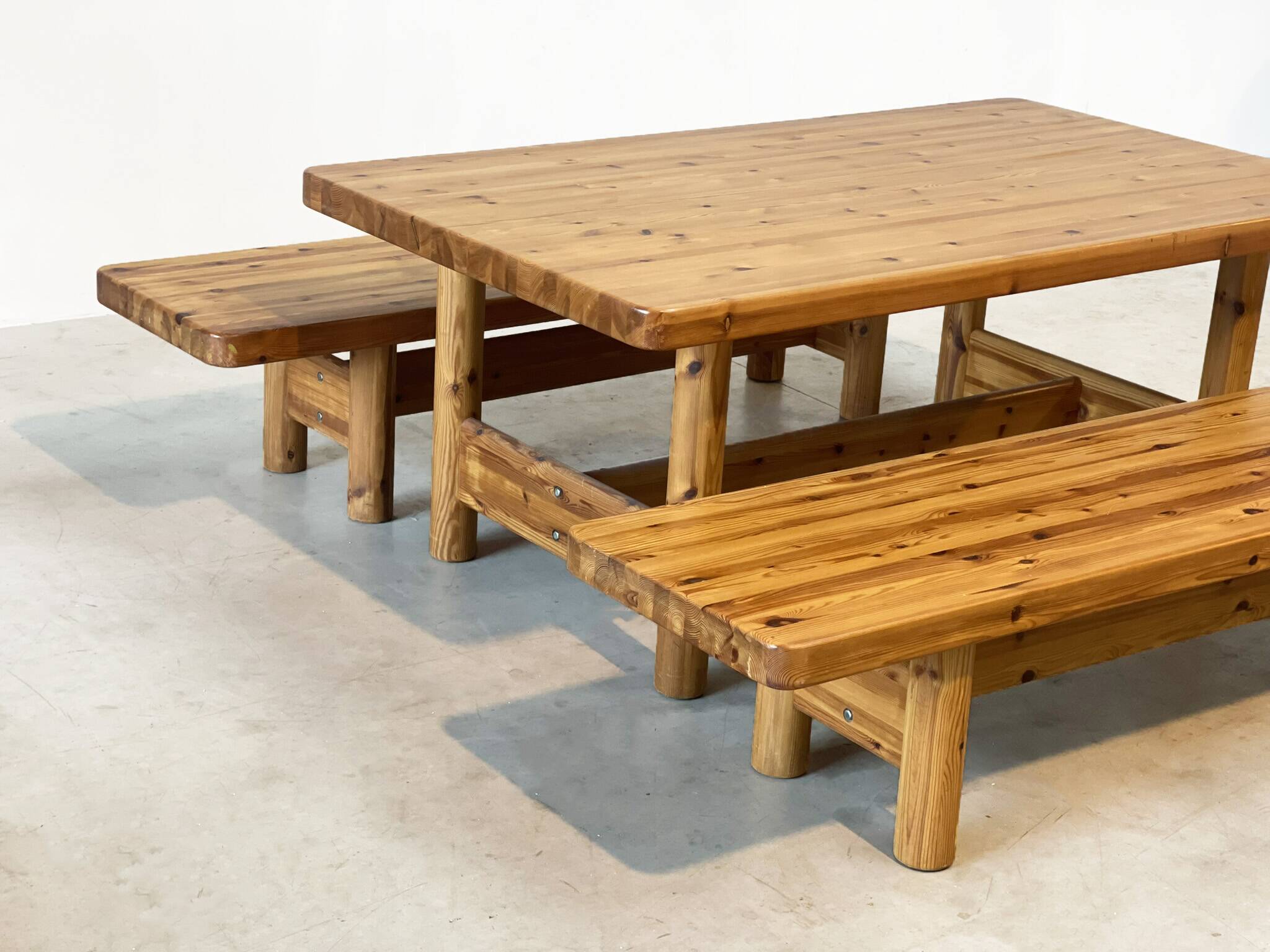 Pine dining set by Knud Friis & Elmar Moltke Nielsen for Friis & Moltke