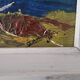 Oil painting on Isorel Marine Port Les Martigues signed (to be identified)