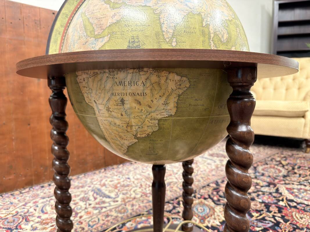 Bar Globe au sol italien classique Zoffoli