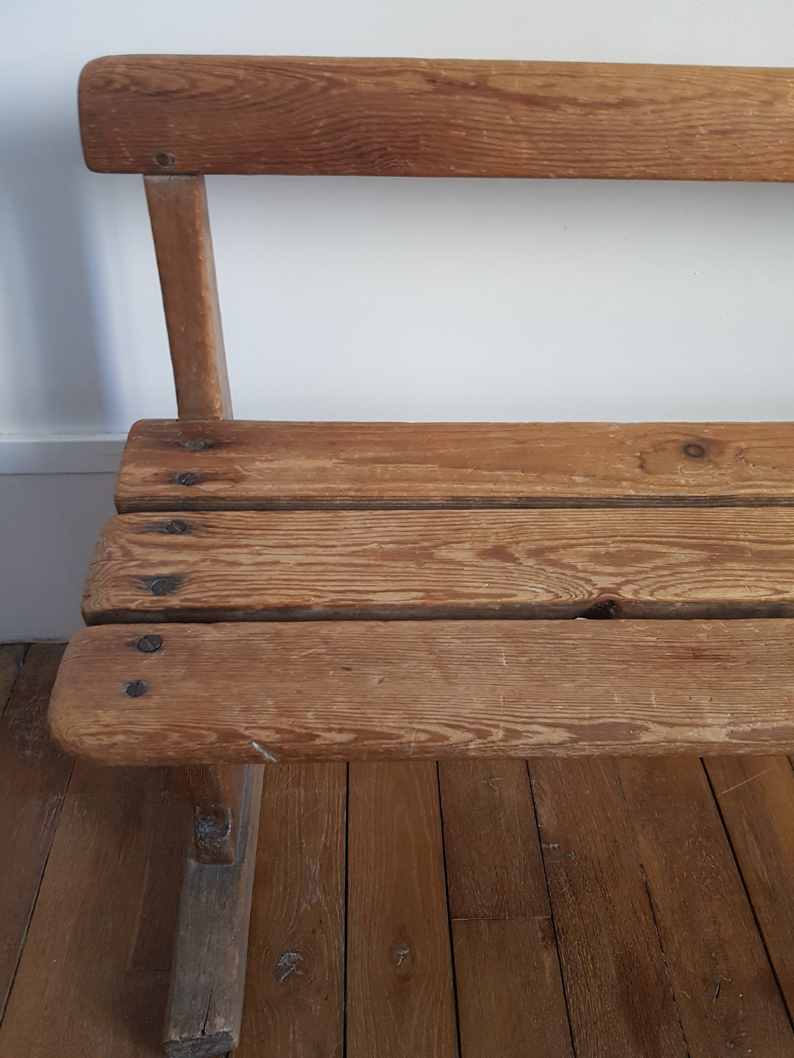 Old school bench