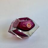 Murano Sommerso Ashtray, Italy 1970s