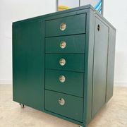 Old small modular desk from the 70s designed by Verena Huber, Flair Boy model