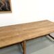 XXL farmhouse table in solid oak 350 cm - Reconstruction Style - 1950s