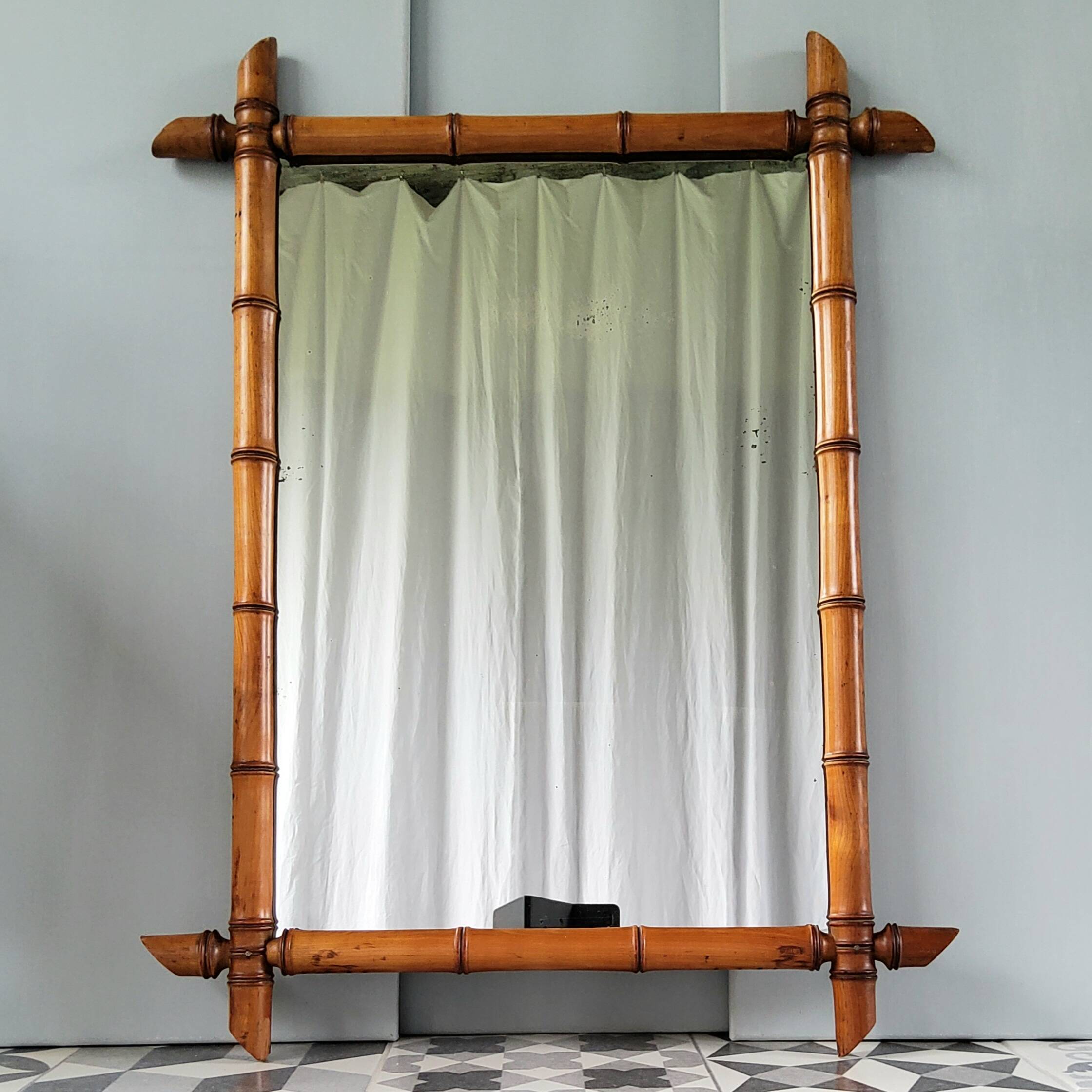 Bamboo mirror